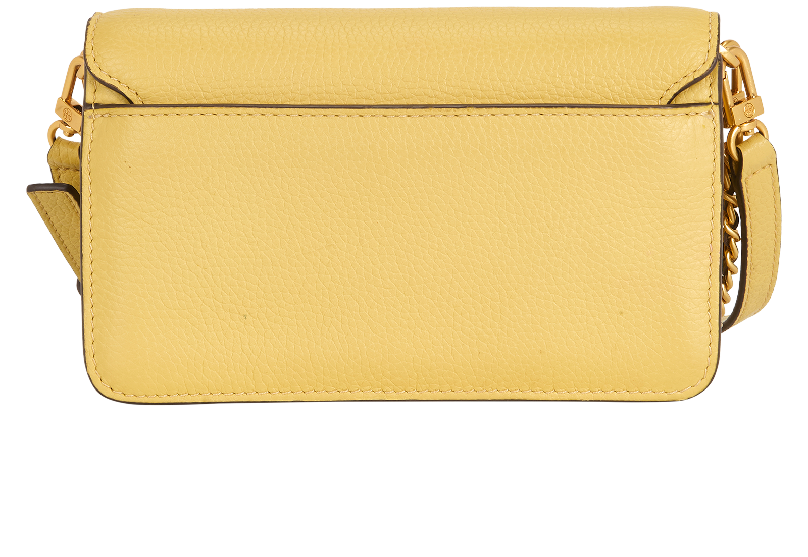 Britten, &pound;140, Handbags, Yellow, Leather, Back view